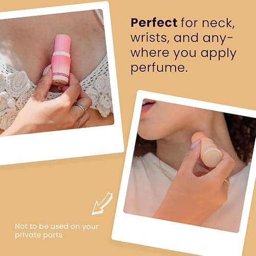SweetSpot Flavored Solid Perfume Stick, Portable Travel Perfumes for Women, Long Lasting Fragrances, Non Sticky Formula, Natural Ingredients, Fragrance Stick (Brown Sugar Vanilla) thumbnail 3