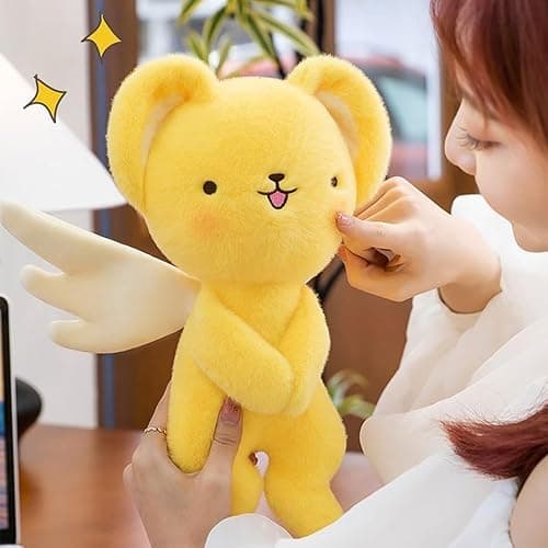 MABAIUDE Cardcaptor Figure Cerberu Plush Kinomot Stuffed Doll Pillow Anime Plushies Soft Hug Pillow Cushions Home Sofa Decoration Gifts 14'' thumbnail 5