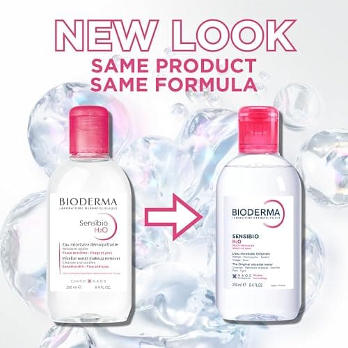 Bioderma - Sensibio - H2O Micellar Water - Makeup Remover Cleanser - Face Cleanser for Sensitive Skin thumbnail 2