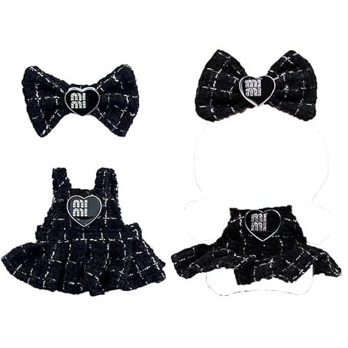 lububu Black Dress - lububu Clothes - lububu Outfit Accessories, Luxury lububu Clothes & Style Bundle,Gifts for lububu Lovers(Style-A) - Image 1