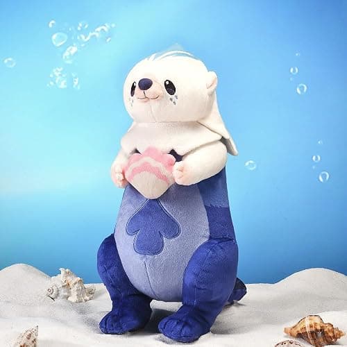 GENSHIN IMPACT Fontaine Fontemer Themed Series Leisurely Otter Plushie Keychain thumbnail 4