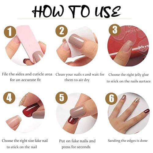 DANMANR Pink Fake Nails Bow False Nails Full Cover Acrylic Square Medium French Flower Fake Nails for Women and Girls 24PCS thumbnail 4