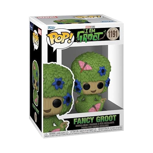 Funko POP! Marvel: Guardians of the Galaxy - Fancy Groot | Official Superheroes Merch - Collectable Vinyl Figurine for Shelf Display - Birthday Gift Idea for Fans and Collectors thumbnail 3