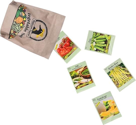 Set of 43 Assorted Vegetable & Herb Seed Packets - Over 10,000 Seeds! - Includes Mylar Storage Bag - Deluxe Garden Heirloom Seeds - 100% Non-GMO thumbnail 3