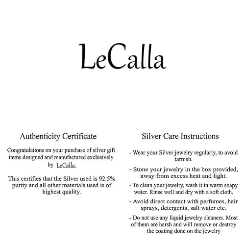 LeCalla 925 Sterling Silver Leverback Drop Earrings | Lightweight Italian Teardrop Dangle Earring for Women thumbnail 6
