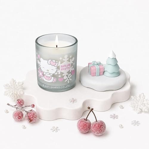 Hello Kitty Seasonal Candle – 213g 1-Wick Candles 35hr Burn Time – Sweet & Floral Fragrances Home Decor, Women Birthday Candle Gift (Frosted Berries) thumbnail 3