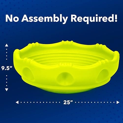 Simplay3 Two Sided Rock Around Wobble Disk and Climbing Dome for Toddlers and Kids - Rocking and Climbing - Indoor/Outdoor - Yellow/Green, Made in USA (1 Pack) thumbnail 3