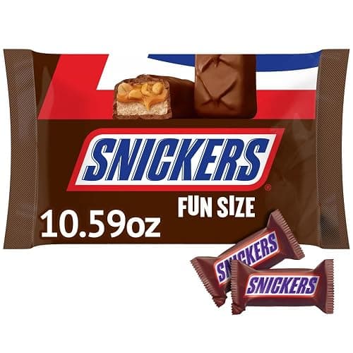 SNICKERS Original Chocolate Candy Bars, Fun Size, 10.59oz Bag - Image 1