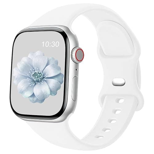 Gleetik Sport Watch Band Compatible with Apple Watch Bands Women Men 38mm 40mm 41mm 42mm 44mm 45mm 46mm 49mm,Soft Silicone Replacement Strap for iWatch Bands Series 10 9 8 7 6 5 4 3 2 1 SE Ultra - Image 1