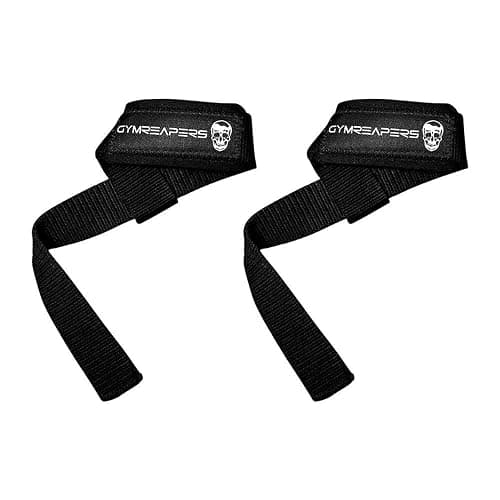 Gymreapers Lifting Wrist Straps for Weightlifting, Bodybuilding, Powerlifting, Strength Training, & Deadlifts - Padded Neoprene with 18 inch Cotton - Image 1