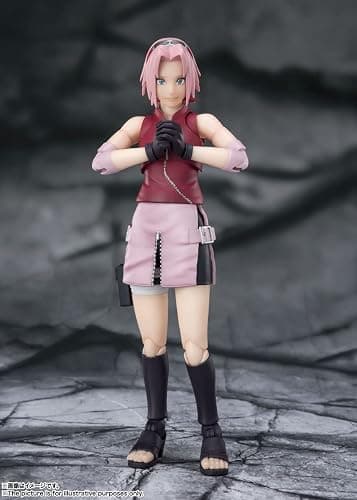 TAMASHII NATIONS - Naruto Shippuden - Sakura Haruno - Inheritor of Tsunade's Indominable Will, Bandai Spirits S.H.Figuarts Action Figure thumbnail 4