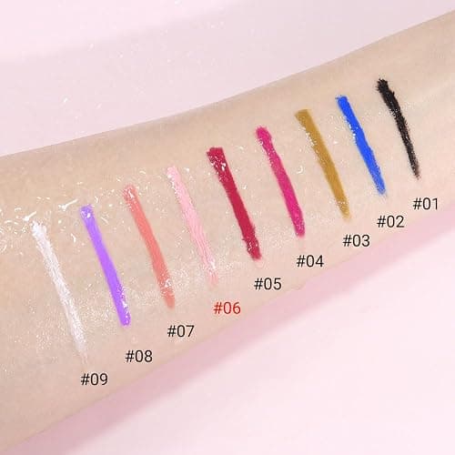 Colored Mascara for Eyelashes with Comb Set, Pink mascara Colorful Waterproof Long lasting Charming Voluminous for Women Cruelty Free Vegan Eye Makeup(C-1Pc 06#light pink, C) thumbnail 5