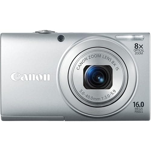 Canon PowerShot A4000 is 16.0 MP Digital Camera with 8X Optical Image Stabilized Zoom 28mm Wide-Angle Lens with 720p HD Video Recording and 3.0-Inch LCD (Silver) - Image 1
