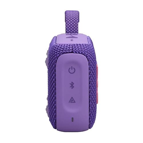 JBL Go 4 - Ultra-Portable, Waterproof and Dustproof Bluetooth Speaker, 7-Hour Built-in Battery, Made in Part with Recycled Materials (Purple) thumbnail 5