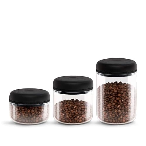 Fellow Atmos Vacuum Coffee Canister & Food Storage Container - 1.2 Liter Canister holds up to 16 oz of Coffee Beans - Airtight Food Storage Containers - Coffee Containers - 1.2 Liter - Clear Glass thumbnail 4