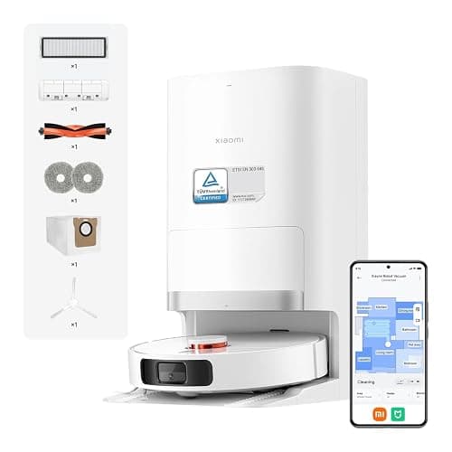 Xiaomi Robot Vacuum X20+ Saugroboter mit Absaugstation und 4L/4L Frisch- & Altwassertank - 2 rotierende, Auto-Trocknung Wischmops, Bis 280m² wischen, 6000Pa Saugkraft, LDS-Navigation, Alle Bodentypen - Image 1