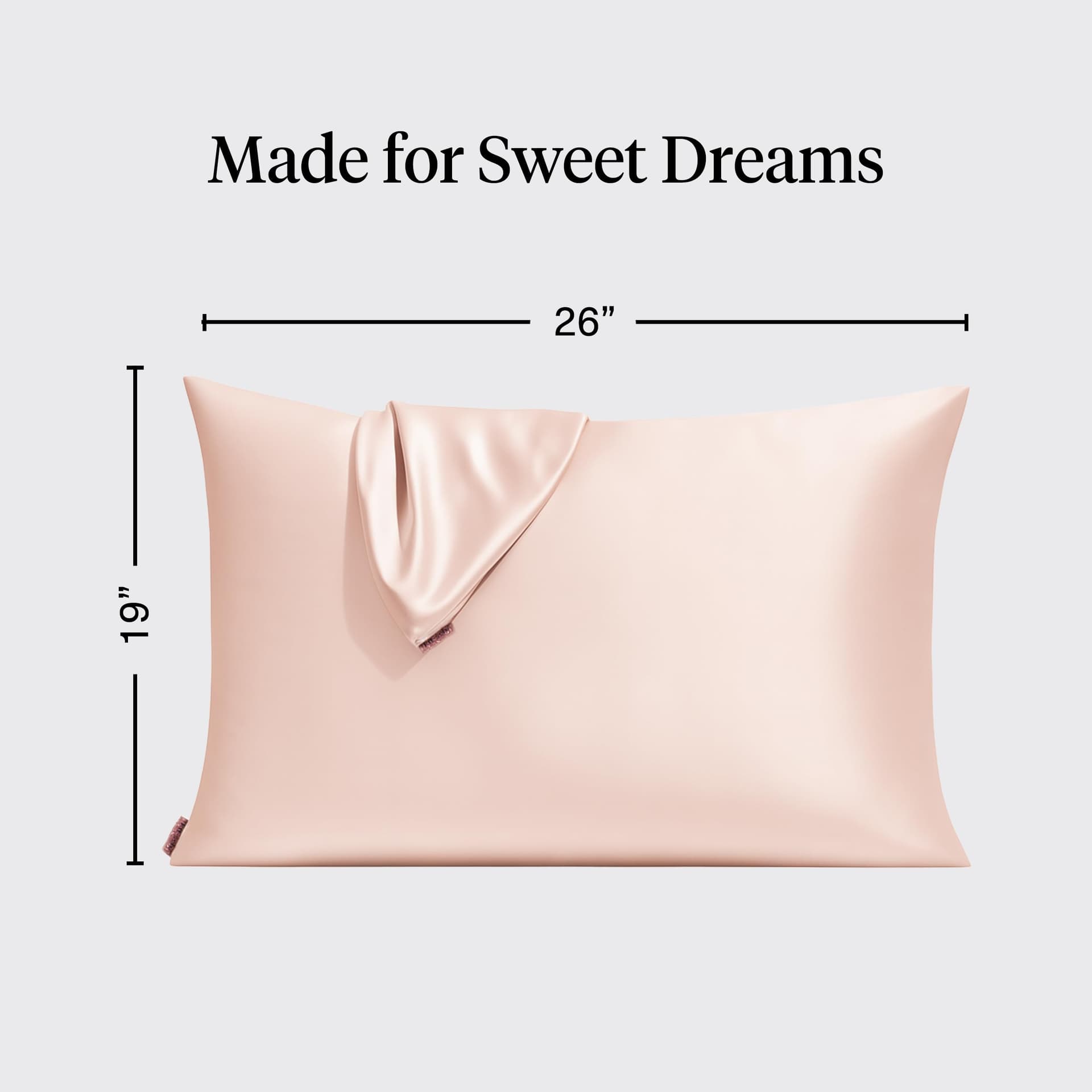 Kitsch - Funda de Almohada de satén para Cabello y Piel más Suave Que la Seda, Fundas de Almohada de satén refrescante con Cierre, tamaño estándar (Rubor, Paquete de 2) thumbnail 4