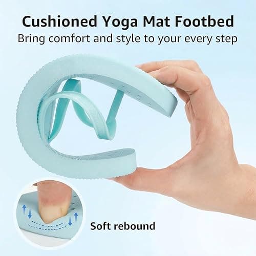 WIDE TOE BOX Women's Quick-Dry Shower Shoes Non-Slip Flip Flops with Arch Support & Drainage Holes for Beach, Pool, Dorm, Bathroom, Spa, Gym & Travel thumbnail 5
