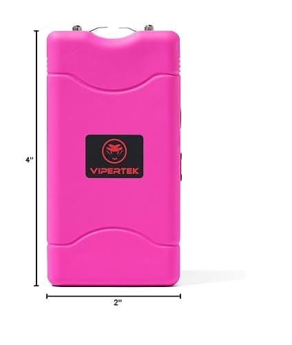 VIPERTEK VTS-880 Mini Stun Gun for Self Defense Rechargeable with LED Flashlight thumbnail 9