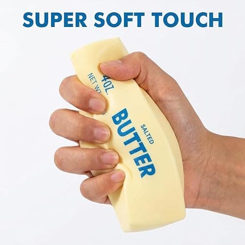 4oz Butter Squeeze Stress Balls – Slow Rising Soft Fidget Toys for Stress & Anxiety Relief, Squishy Sensory Desk Toy for Adults, Office Desk Decor & Gift (2 Pack) thumbnail 6