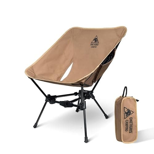 ONETIGRIS Tigerblade Camping Chair, Lightweight Folding Backpacking Hiking Chair, Compact Portable 330 lbs Capacity - Image 1