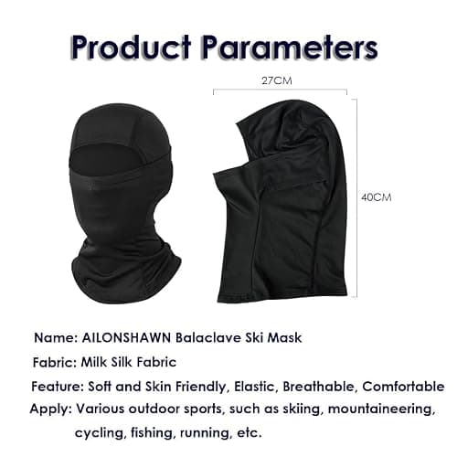 Ski Mask for Men Balaclava Face Mask Women Shiesty Masks Motorcycle Helmet Face Cover Full Head Masks for Sun UV Protection thumbnail 2