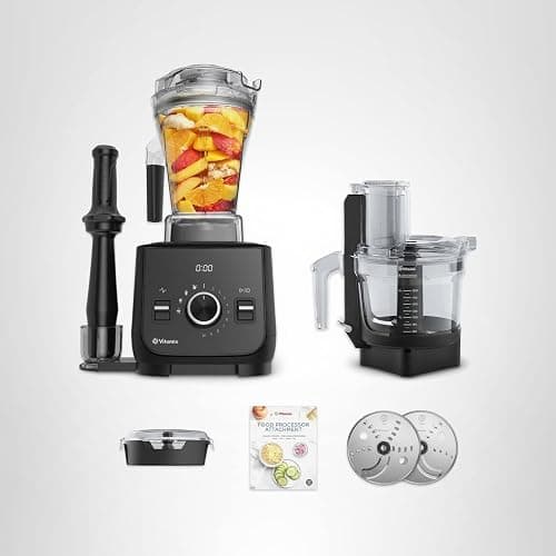 Vitamix Ascent X2 SmartPrep Kitchen System, Professional-Grade Blender, Stainless-Steel Blades, 12-Cup Food Processor Attachment, 48 Oz Blender Container, Black thumbnail 10
