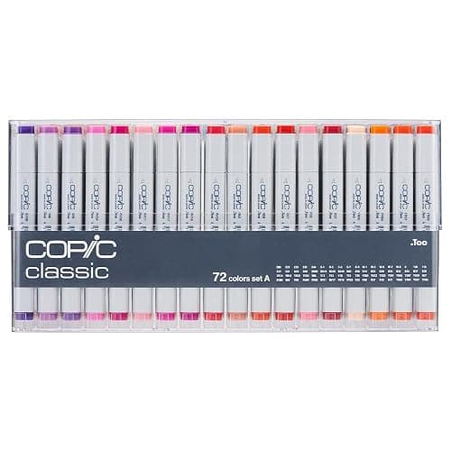 Copic Classic, Alcohol markers, 72 Color Set A (New Ver.) thumbnail 2