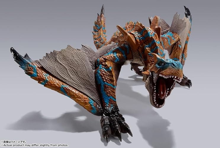 TAMASHII NATIONS - Monster Hunter Rise - Tigrex, Bandai Spirits S.H.MonsterArts Action Figure thumbnail 6