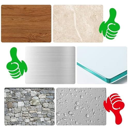 SPLASHGRIP Double Sided Tape Heavy Duty Removable Nano Tape Multipurpose Mounting Tape for Poster Carpet Picture Hanging Strip Rug WallCarpets Outdoor Home Office (9.85 Feet) thumbnail 5