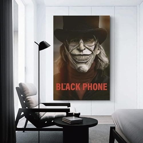 Horror Movie Poster The Black Phone Movie Poster Canvas Art Wall Picture Print Modern Family Decor 12x18inch(30x45cm) thumbnail 3