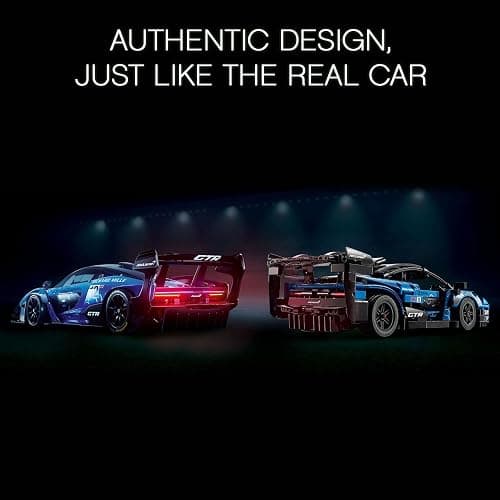 LEGO Technic McLaren Senna GTR 42123 Racing Sports Collectable Model Car Building Kit, Car Construction Toy, Gift Idea for Kids, Boys and Girls thumbnail 5