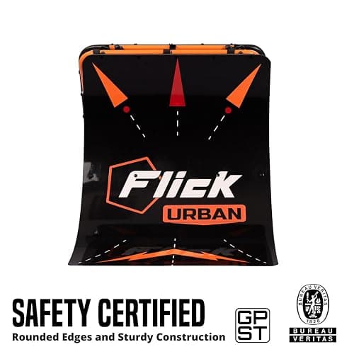 Flick Urban Soccer Skills Trainer - Rebound Board, Rebound Net, Target Net and Passing Tunnel - Proven by Science to Improve Your Soccer Skills thumbnail 9