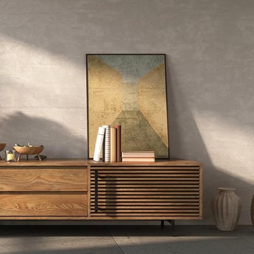 KTKDE A1 Black Modern Picture or Poster Frame 3 Pack,23.4x33 Poster Frame Black Woodgrain, Vertical & Horizontal Wall Hanging Large Picture Frame for Photos, Posters & Art Prints thumbnail 4