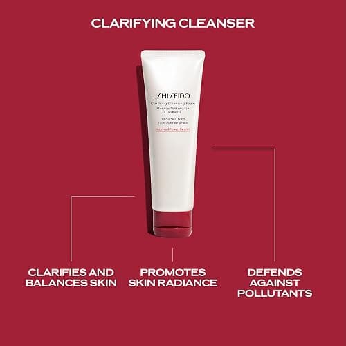 Shiseido Clarifying Cleansing Foam - 125 mL - Cleanses, Balances & Removes Impurities for Smoother, Radiant Complexion - For All Skin Types thumbnail 5