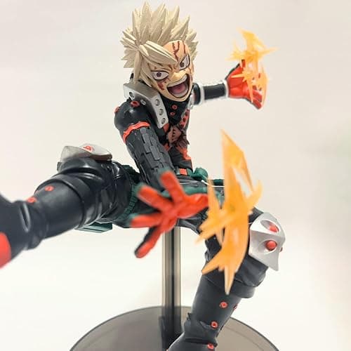 YLQANONG Bakugo Figures MHA Anime Figure Statues Midoriya Izuku Todoroki Shouto Toga Himiko Anime Action Figurine 16CM thumbnail 6