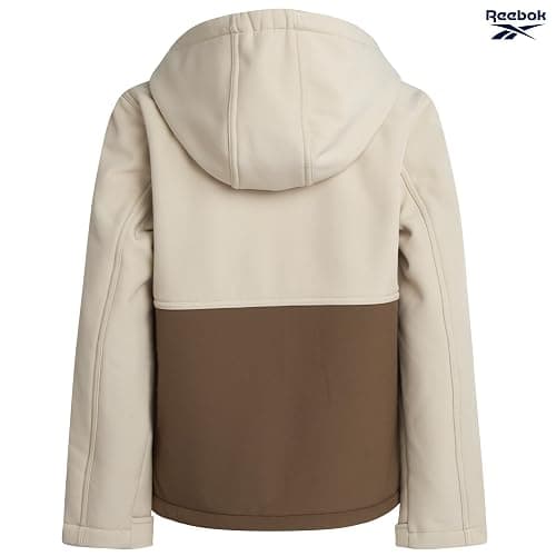 Reebok Boys Softshell Jacket - Soft Cozy Brushed Sherpa Fleece Lined Softshell Winter Coat Hooded Windbreaker Jacket for Boys thumbnail 6