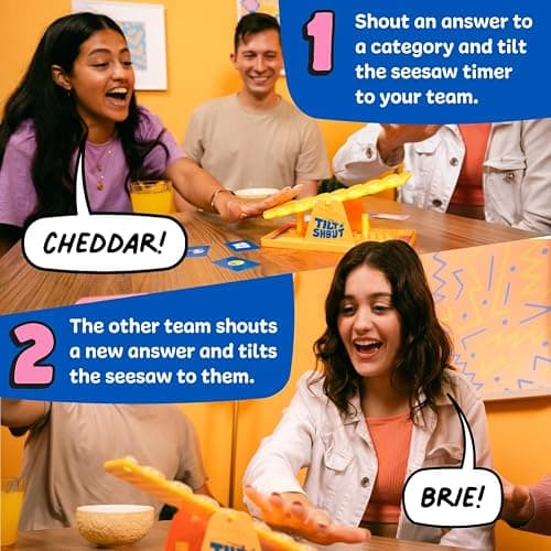 Big Potato Tilt 'n' Shout – Fast-Paced Family Party Game with 150 Unique Categories, Interactive Marble-Run Timer, Perfect for Game Nights, Kids and Adults thumbnail 3