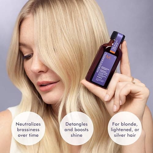 Moroccanoil Treatment Purple Hair Oil for Blonde Hair thumbnail 3