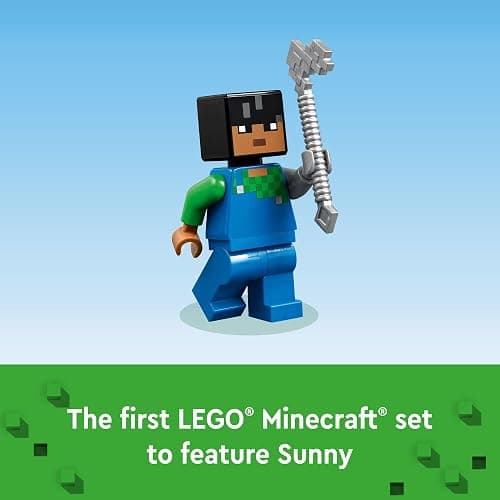 LEGO Minecraft The Cherry Blossom Garden, Video Game Toy for Kids, Building Set with 2 Minecraft Minifigures, Bees and a Sniffer Figure, Hands-on Minecraft Toy for Boys and Girls Ages 8 and Up, 21260 thumbnail 5