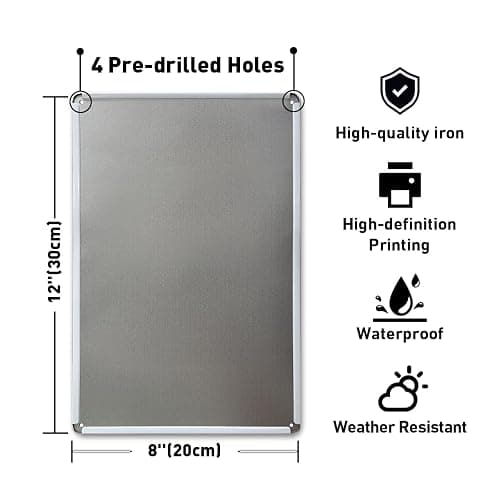 Stage Door Theater Room Metal Signs Wall Decor 12 X 8 Inches, Movie Musical Theater Decor for Actor Actress Dancer Singer, Movie Night Supplies, Musical Theater Gifts thumbnail 3