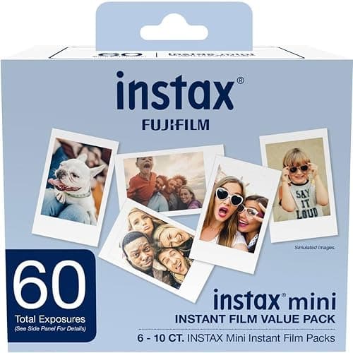 Fujifilm FUJIFILM Mini Instant Camera Film: 120 Shoots Total, Value Pack, (10 Sheets x 12) Includes Slinger Photo Album thumbnail 2