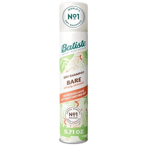 Batiste Dry Shampoo, Bare Fragrance, Refresh Hair and Absorb Oil Between Washes, Waterless Shampoo for Added Hair Texture and Body, 5.71 oz - Image 1