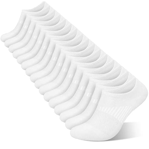 wernies No Show Socks Womens 8 Pairs, Ankle Non Slip Low Short Invisible Thin Liner Socks - Image 1