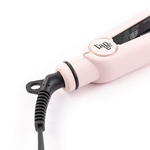 L'ANGE HAIR Aplatir Ceramic 1" Flat Iron | Adjustable Temp & Dual Voltage Hair Straightener | Tourmaline-Infused Plates for Smooth, Frizz-Free Styling | 1 Inch Styling Tool (Blush) thumbnail 6