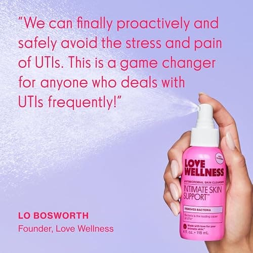 Love Wellness Intimate Skin Support I FDA-Cleared Cleanser Spray I Removes Buildup & Soothes Irritated Skin, Hypochlorous Acid Formula, pH Balanced & Fragrance Free, 4 fl oz thumbnail 9