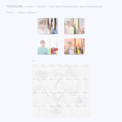 LOVE YOURSELF 轉 HER [ L ver. ] - BTS 5th Mini Album CD + Photobook + Mini Book + Photocard + Sticker Pack + FREE GIFT / K-POP Sealed thumbnail 5