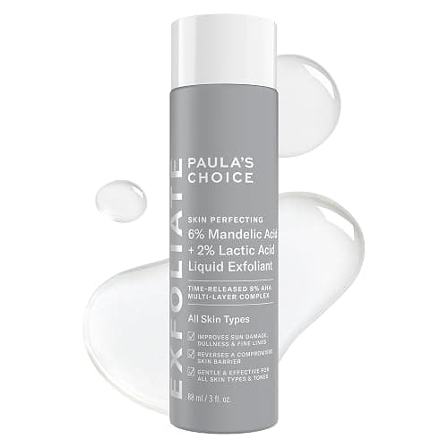 Paula's Choice 6% Mandelic + 2% Lactic Acid Liquid Exfoliant | Gentle AHA Exfoliation for Discoloration, Bumpy Texture & Radiance, for Sensitive Skin, Fragrance-Free - Image 1