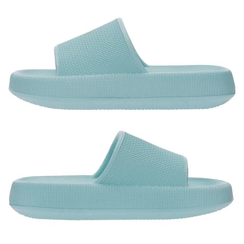 Joomra Pillow Slippers for Women and Men Non Slip Quick Drying Shower Slides Bathroom Sandals | Ultra Cushion | Thick Sole thumbnail 3