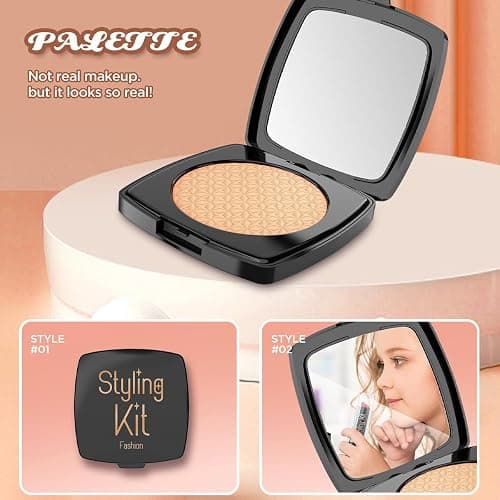 Fake Makeup Kits for Girls Toys 3 4 5 Years Old, Pretend Makeup Toys for Girls Birthday Gifts 3-5 Years Old (Black) thumbnail 5